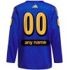 NHL Game Custom Adidas x Drew House All-Star 2024 Blau Trikot Authentic - Herren